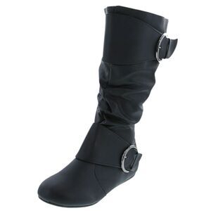 Forever Link KLEIN-70 Black Pu Womens boots 8.5 NEW